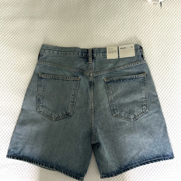 Agolde Criss Cross Upsized Shorts size 28 - Picture 3 of 4